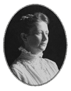 Elisabeth Leseur at home in Paris, 1910.